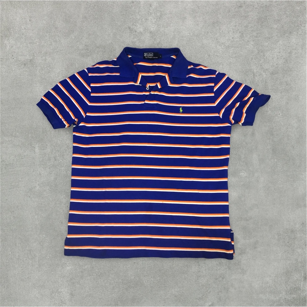 Vintage polo Ralph Lauren classic multi color striped shirt